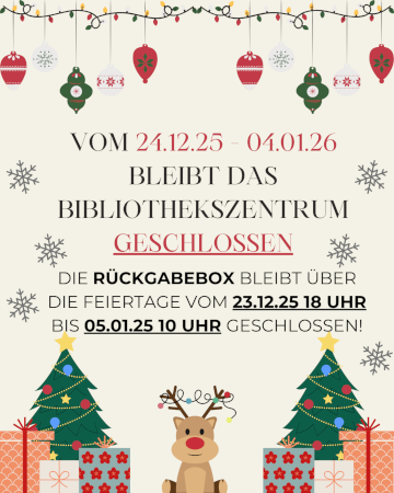 Weihnachtsschließung